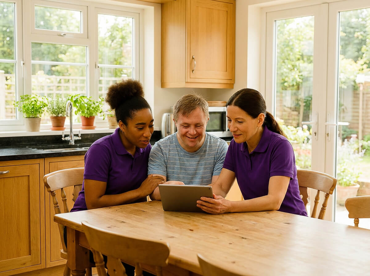 skyler care supported living computer skills